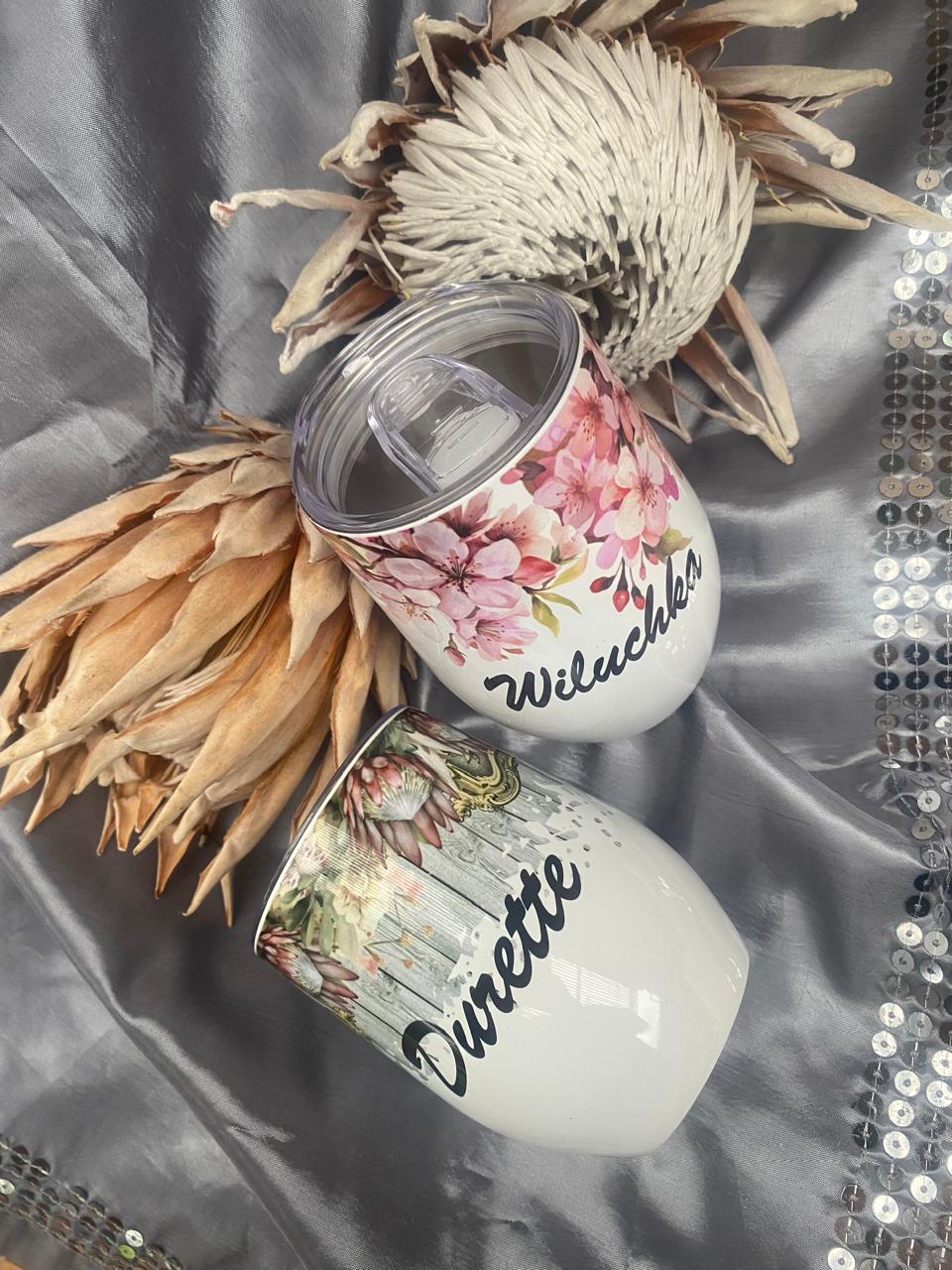 Wine Tumblers Custom Designs and Colours - Forever Canvas | Canvas Printing West Rand