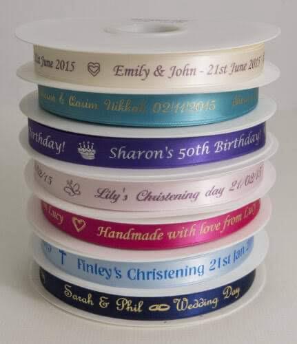 Ribbon and Sticker Printing Assorted Colours and Designs - Forever Canvas | Canvas Printing West Rand