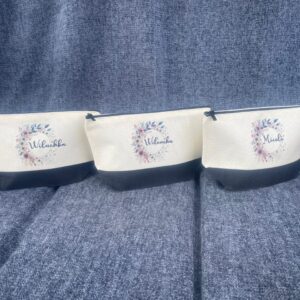 Canvas Makeup Bag
