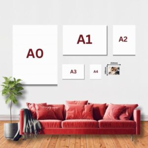 A0 Printed Canvas