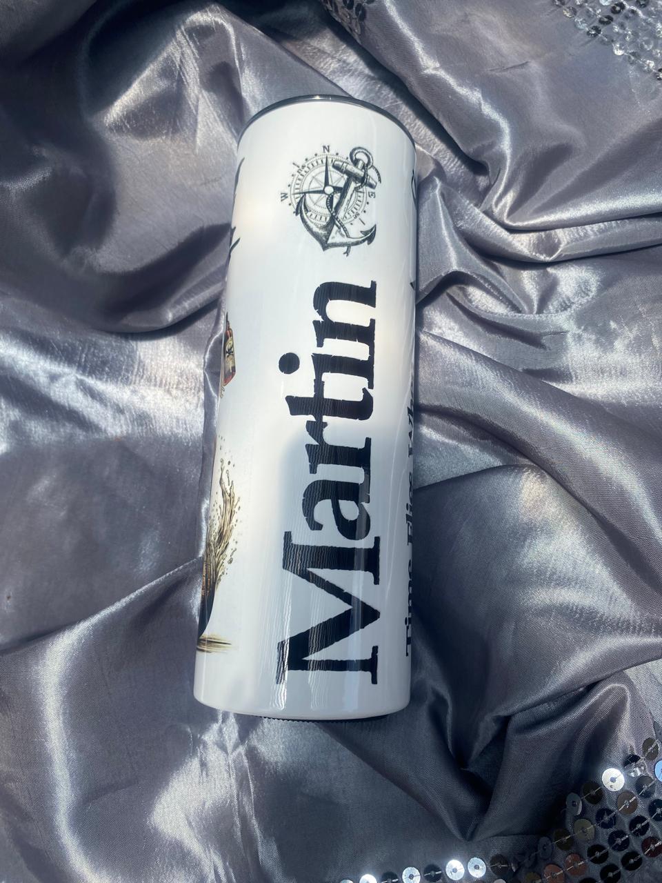 20oz Hot and Cold Skinny Tumbler (590ml) - Image 2