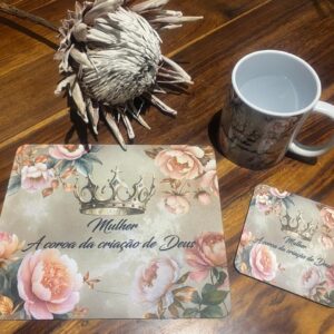 Combo Mouse Pad - Mug and Coaster